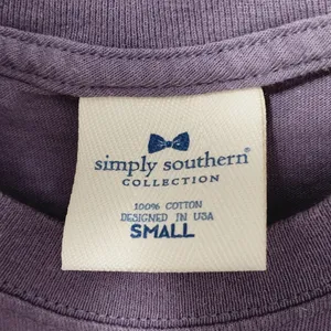 Simply Southern Dusty Lavender Be The Light Graphic Tee Size Small thumbnail 6