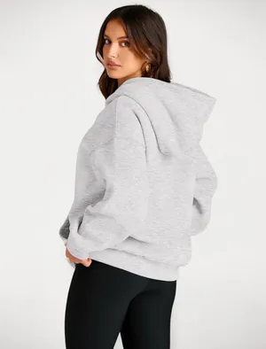 Oversized Grey Hoodie Gray thumbnail 4