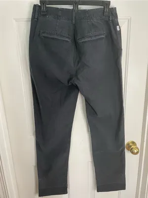 Citizens of Humanity Black Chino Cotton Pants Classic Tailored Fit Size 26 thumbnail 6