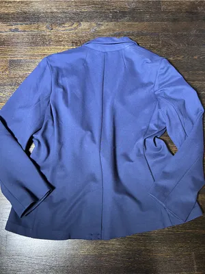 Old Navy Classic Ponte Knit Blazer Navy Blue XL thumbnail 5