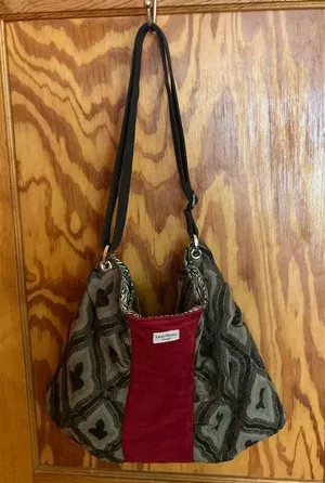 Lexi Winn Tapestry n Velvet Hobo Bag thumbnail 7
