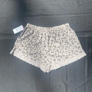 🤎 NWT Zoe + Liv XS (Medium) Leopard Cheetah Print Sleep Shorts 🤎 thumbnail 4