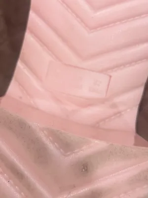Glossy Pink Slide Mules with Block Heel thumbnail 6