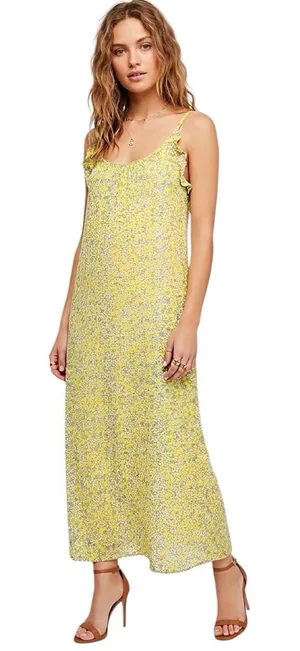 Who What Wear Women's Dress Sz Small Floral Maxi Ruffled Cottage Core Summer thumbnail 1