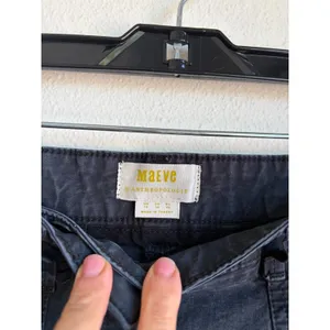 MAEVE Anthropologie High Rise Wide Leg Dark Blue Utility Cargo Pants Womens 10 thumbnail 3