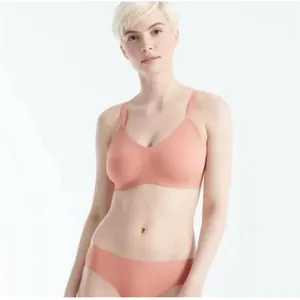 ✨Knix Padded V Neck Wireless Pink Ginger Sz 5 Bra✨ thumbnail 5