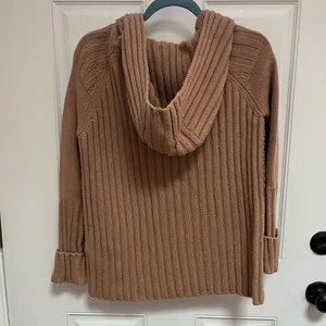 Victor Alfaro x RTR Brown‎ cable knit Oversized Zip Up hooded Sweater wool blend thumbnail 5