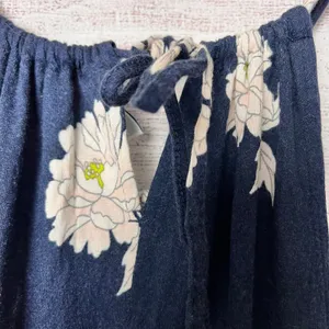 Old Navy Womens Floral Print Elastic Waist Dress Sz L thumbnail 5