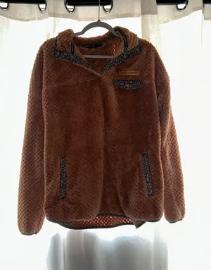 Simply Southern Fur Sherpa Jacket button up thumbnail 1