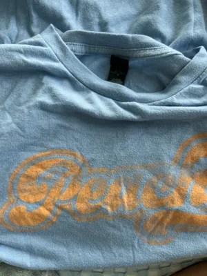 Boutique “Peachy” Tee Blue Size M thumbnail 2