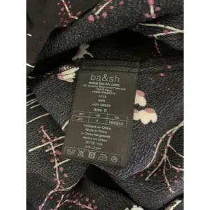 Ba&sh Kyle Black Floral Collared Shirt Dress French Girl Dark Academia 0 thumbnail 5