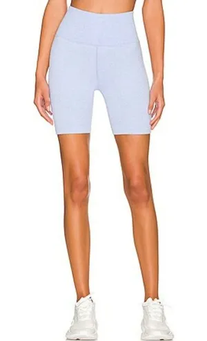 Spiritual Gangster Biker Shorts in‎ Heather Blue Sky Size: S thumbnail 1