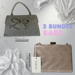 & Other Stories 2 Bundle Pink+Silver Crossbody Purse Bags thumbnail 1
