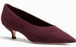 Kate Spade New York Deep Russet Dale suede pumps featuring a pointed toe Size 8 thumbnail 1