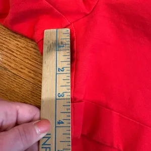 Gap Chic Black Top + Red Tailored Shorts Outfit Bundle | Minimalist Capsule Wardrobe thumbnail 4