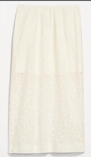 Old Navy Lace midi skirt thumbnail 1