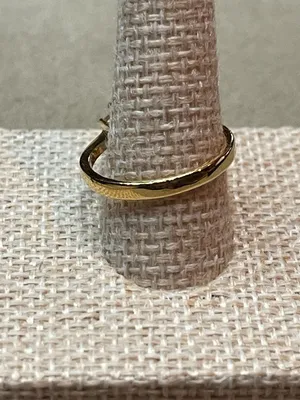 Vintage 80s Gold Plated Thailand Cubic Zirconia Swirl Cluster Cocktail Ring Size thumbnail 5