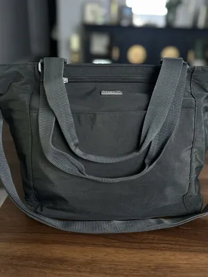 Baggallini Essential Tote Bag Grey NWOT - Long Strap Option thumbnail 2