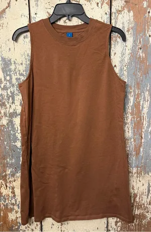 Old Navy Men's Brown Sleeveless Crewneck Tank dress size small thumbnail 1