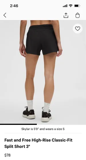 Lululemon Running Shorts thumbnail 7