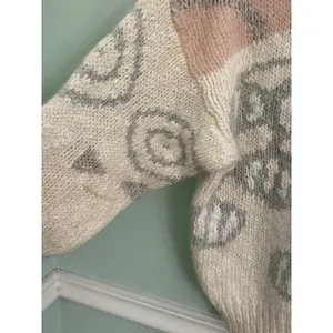 Lauren Hansen Handknit Vintage‎ 80s Sweater Size M Wool Blend Pastel Fairy Kei thumbnail 7