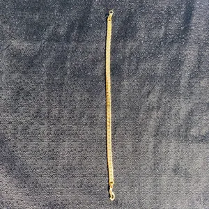 ⚜️ VTG Vintage 1990s NWOT Johnathan Paul 7” Gold Plated Franco Chain Bracelet ⚜️ thumbnail 8