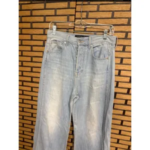 Veronica Beard High‎ Rise Taylor Relaxed Wide Leg Jeans 27 thumbnail 3