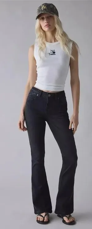 BDG Black Low Rise Jeans thumbnail 1