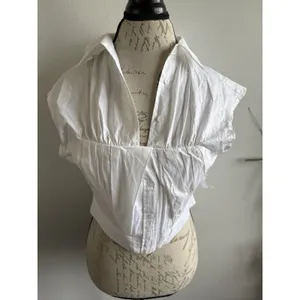 Akira Cotton Blend white Zip At the Back size‎ small Corset thumbnail 2
