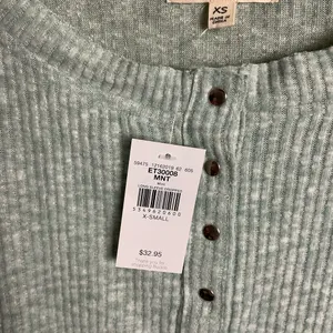 Oli & Hali Raglan Rib Knit‎ Top Size XS New thumbnail 4