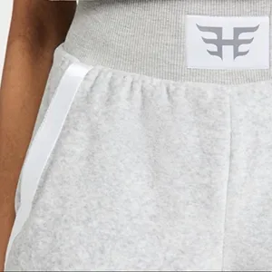 Revolve Heroine Sport Velour Velvet Grey Boost Pull on Shorts thumbnail 3