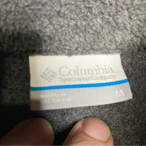 Columbia‎ gray fleece Benton springs full zip jacket medium casual outdoor gear thumbnail 3