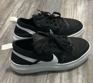 Nike Court Vision Alta TXT Size 7.5 Black/White Shoes Women CW6536-001 thumbnail 5