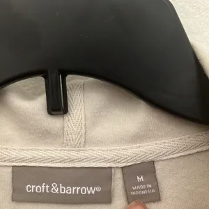 FINAL MARKDOWN Croft and barrow lightweight hooded jacket medium thumbnail 3