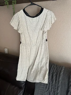 Old Navy Black and White Polka Dot dress thumbnail 3