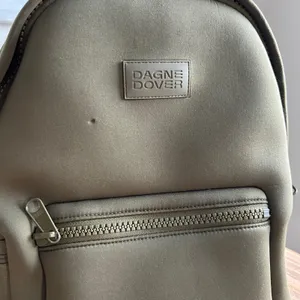 Dagne Dover Dakota Neoprene Backpack Medium Dark Moss Green Laptop Bag thumbnail 4