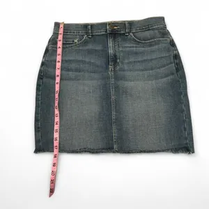 Lee Mini Denim Skirt With Raw Hem‎ thumbnail 2