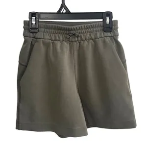 Lululemon Softstreme High-Rise Short Women 0 Green Athleisure Pockets Drawstring thumbnail 1