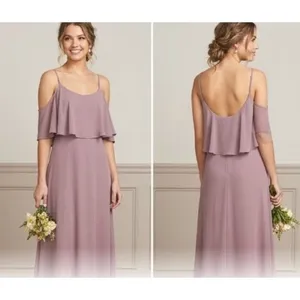 Show Me Your Mumu Strap Off Shoulder Maxi Dress Purple Size XS NEW thumbnail 2