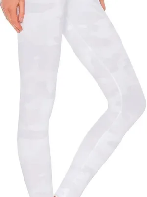 Alo Yoga High-Waist Light Gray Vapor White Camo Leggings thumbnail 2