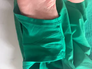 OFFLINE by Aerie Green Shorts thumbnail 4