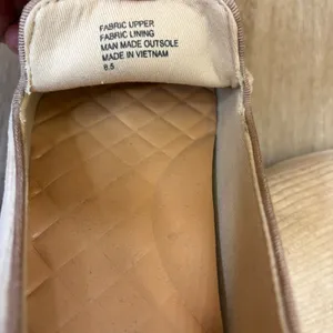 Birdies Swift Beige Corduroy Slip On Sneakers Shoes Womens 8.5 Tan Flats thumbnail 4