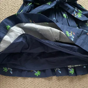 Hollister Navy Blue Tropical Dress thumbnail 4