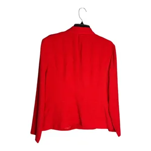 Vintage Plaza South Red Floral Embroidered Zip Up Jacket Size 14 Y2K Feminine thumbnail 5