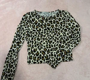 Leopard print long sleeve Multiple Size M thumbnail 1