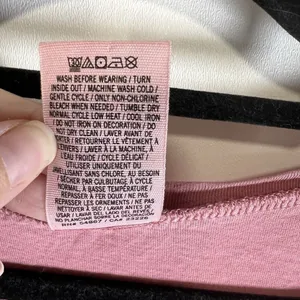 Pink Victorias secret dog logo Large tee shirt long sleeve Casual‎ thumbnail 5