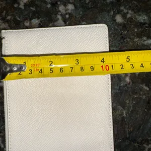 Coach White‎ Pencil Case Slicer Long Pouch Wallet clutch D See Photos thumbnail 7