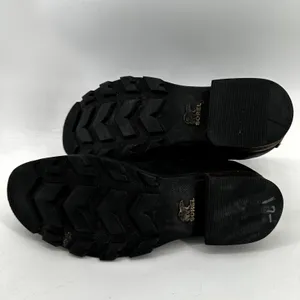 Sorel Emelie Chelsea Booties Waterproof Full-Grain Leather Slip On Black 6 thumbnail 7