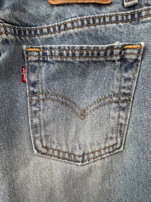 Levis Vintage 2002 Y2K 515 Blue Bootcut Jeans thumbnail 6