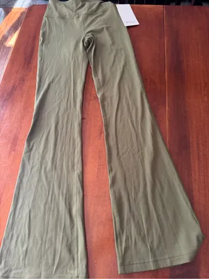 Lululemon Groove High-Rise Flare Pants size 4 NWT Bronze Green thumbnail 8